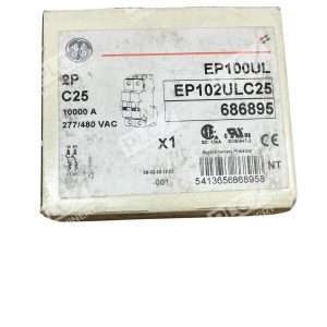 GE EP102ULC25 2-Pole Supplementary Protector 25A C-Curve 277/480V