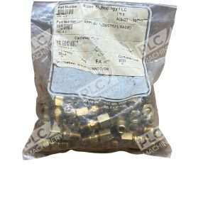 Parker 68C-4-2 Brass Compression Male Connector 1/4" Tube x 1/8" NPT Pack of 50