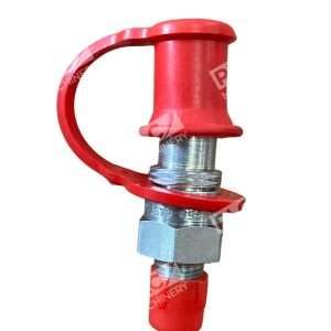 CEJN 358-6451-JH Hydraulic Test Point Quick Connect Male Plug w/ Dust Cap