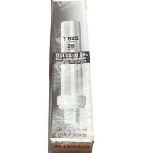 Sylvania Dulux D 26W CFL 4-Pin G24q-3 2700K Warm White CF26DD/827