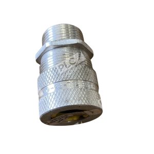 Hubbell SHC1037 Kellems Straight Male Strain Relief Cord Connector Aluminum 3/4"