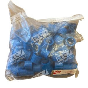 AIM 25-7960BU Plastic Pipe Hose Connector Fittings Blue Pak of 100