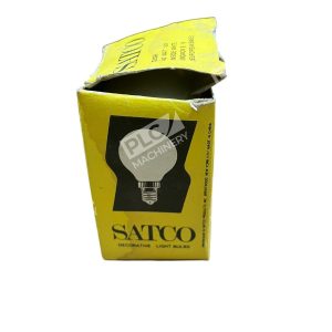 Satco S3398 40W 130V Incandescent G14 Globe Bulb E14 Base White