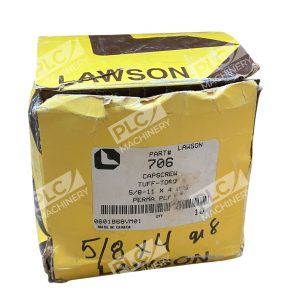 Lawson Tuff-Torq 706 Grade 8 Hex Cap Screw 5/8"-11 x 4" Alloy Steel Box of 10