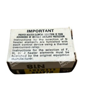 Allen Bradley AB Thermal Overload Relay Heater Element N18