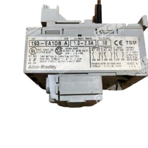 Allen Bradley 193 EA1DB A Electronic Overload Relay 129A Class 10 690V Manual