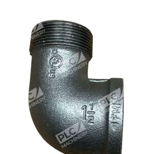 FM 1-1/2" Black Malleable Iron 90° Street Elbow NPT