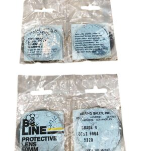 Lot of 4 B-Line BLWG-1H Protective Lens 50 MM SHADE 5