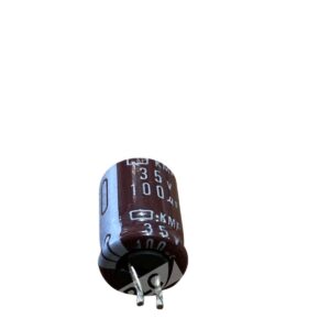 100uF - KMF - 35V Aluminum Electrolytic Capacitor Radial Lead