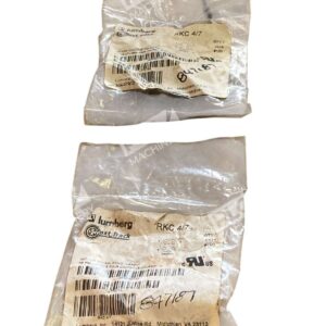 Lot of 2 Lumberg RKC 4/7 Wireable Connector