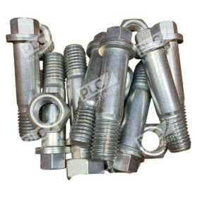 F+C Heavy Duty Flange Head Bolts & Nuts Coupling Industrial (lot of 8)