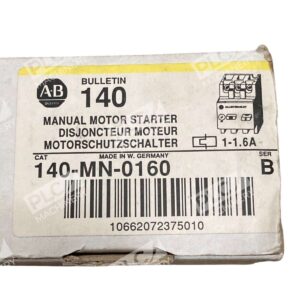 140-MN-0160 - Allen-Bradley - Series B Manual Motor Starter 1-1.6A Overload Protect