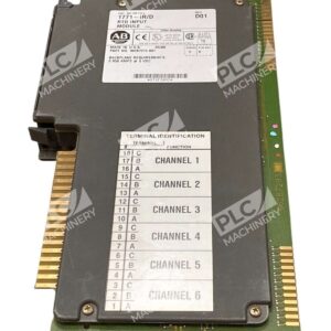 1771-IR Series D - Allen-Bradley - 1771-IR /D RTD Input Module 6-Channels Rev D01 AB PLC A-B