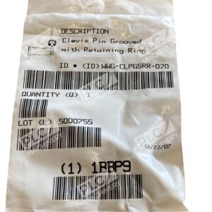 1BBP9 Grooved Clevis Pin