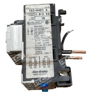 193-A4D1 - Allen-Bradley - Overload Relay 1.0-2.9A Trip Class 10 for 100/104 Contact