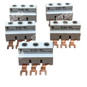 Lot of 5 Allen-Bradley 140-L2 Terminal Link 3-Phase 63A 600V for 140-MN