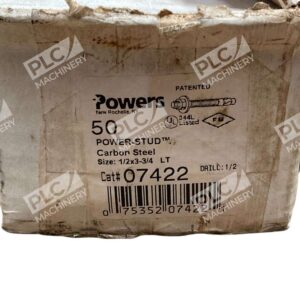 07422 - Powers - Carbon Steel Size 1/2X3-3/4, Box of 50 Units