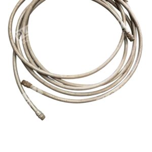 25FT - Stainless Steel - Braided Flexible Metal Hose Assembly w/ End Fittings