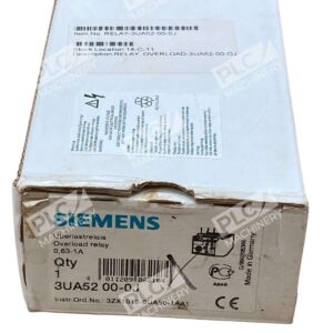 3UA5200-0J0.63A-1A - Siemens - 3UA5200-0J 0.63A-1A Overload Relay 3UA52 00-0J