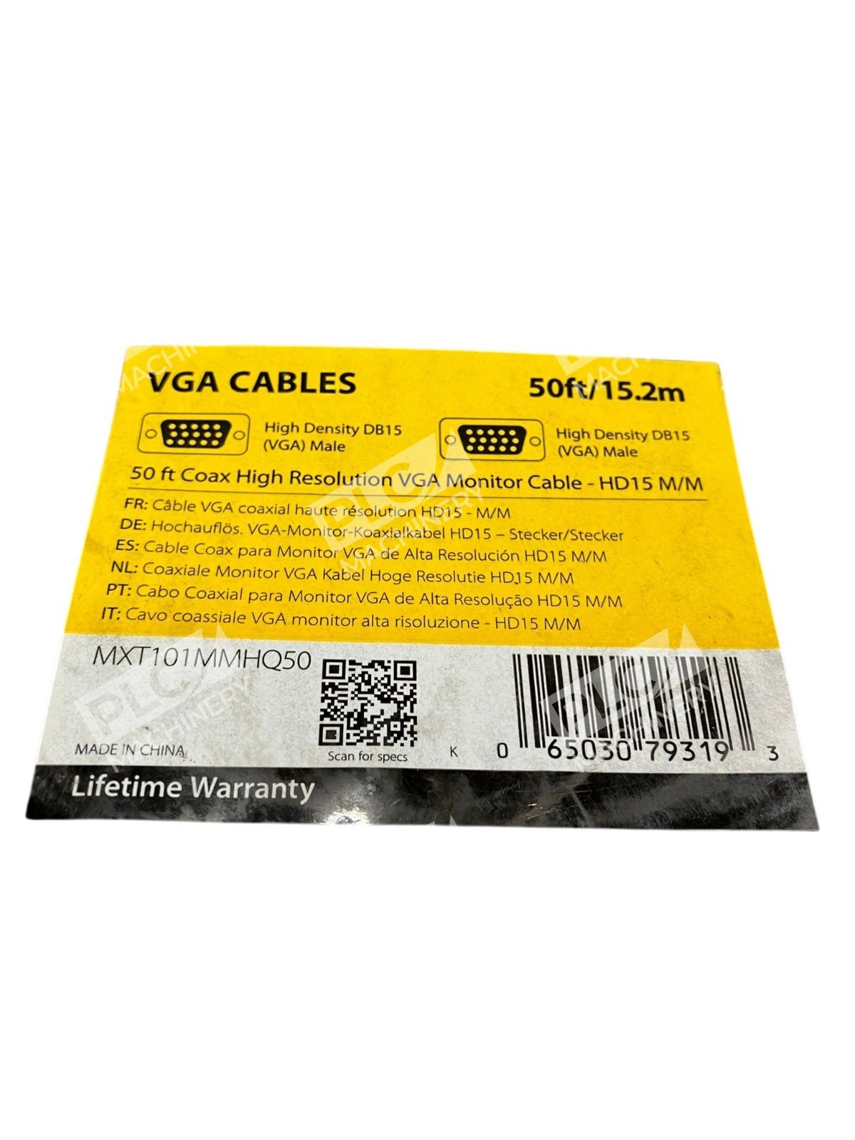 MXT101MMHQ50 StarTech 50ft VGA Monitor Cable HD15 MM 227271947037