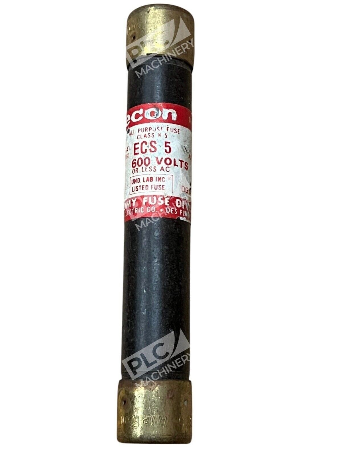 Econ 5A 600V Fuse (lot of 4) - Image 3