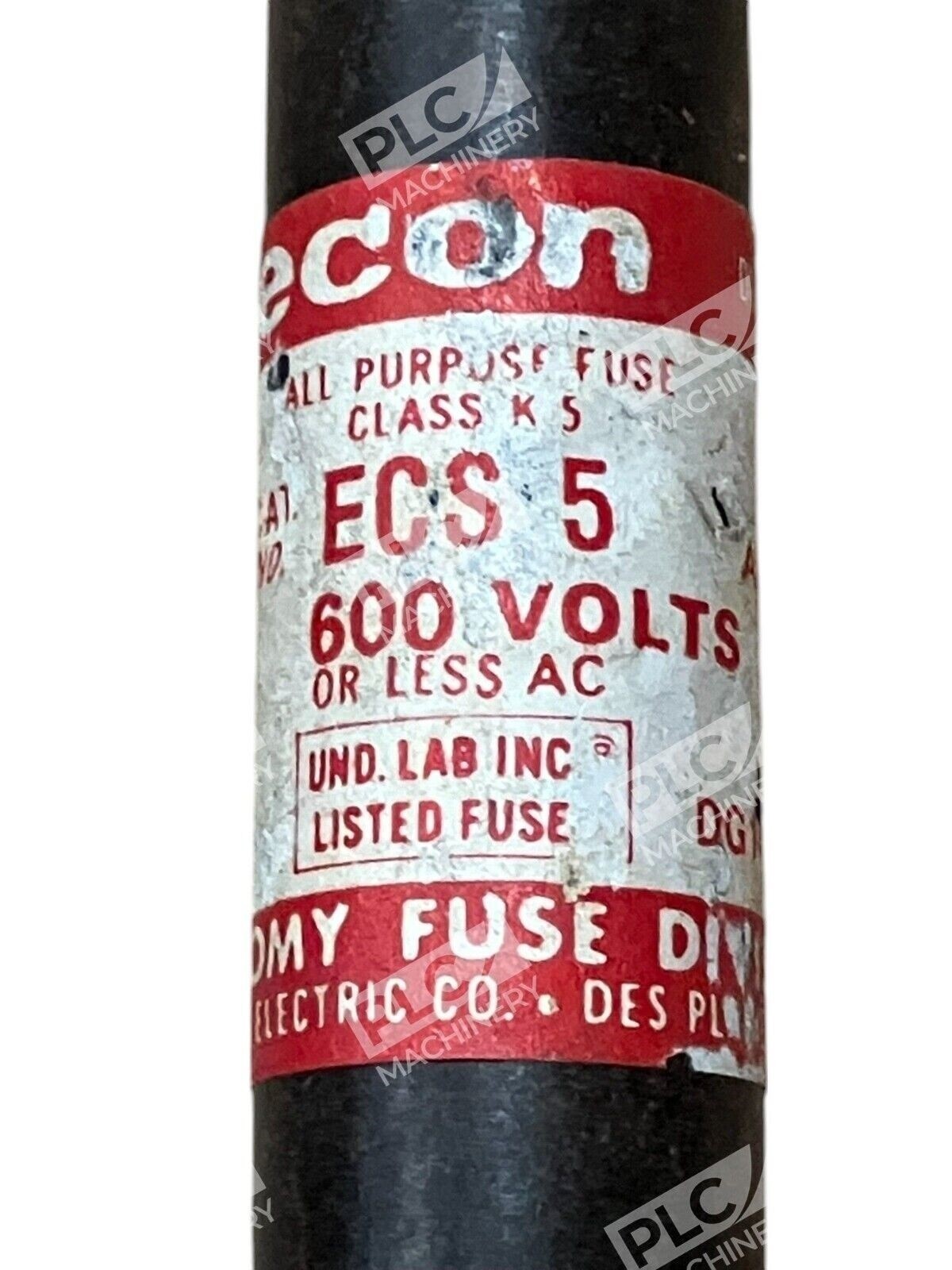 Econ 5A 600V Fuse (lot of 4) - Image 4