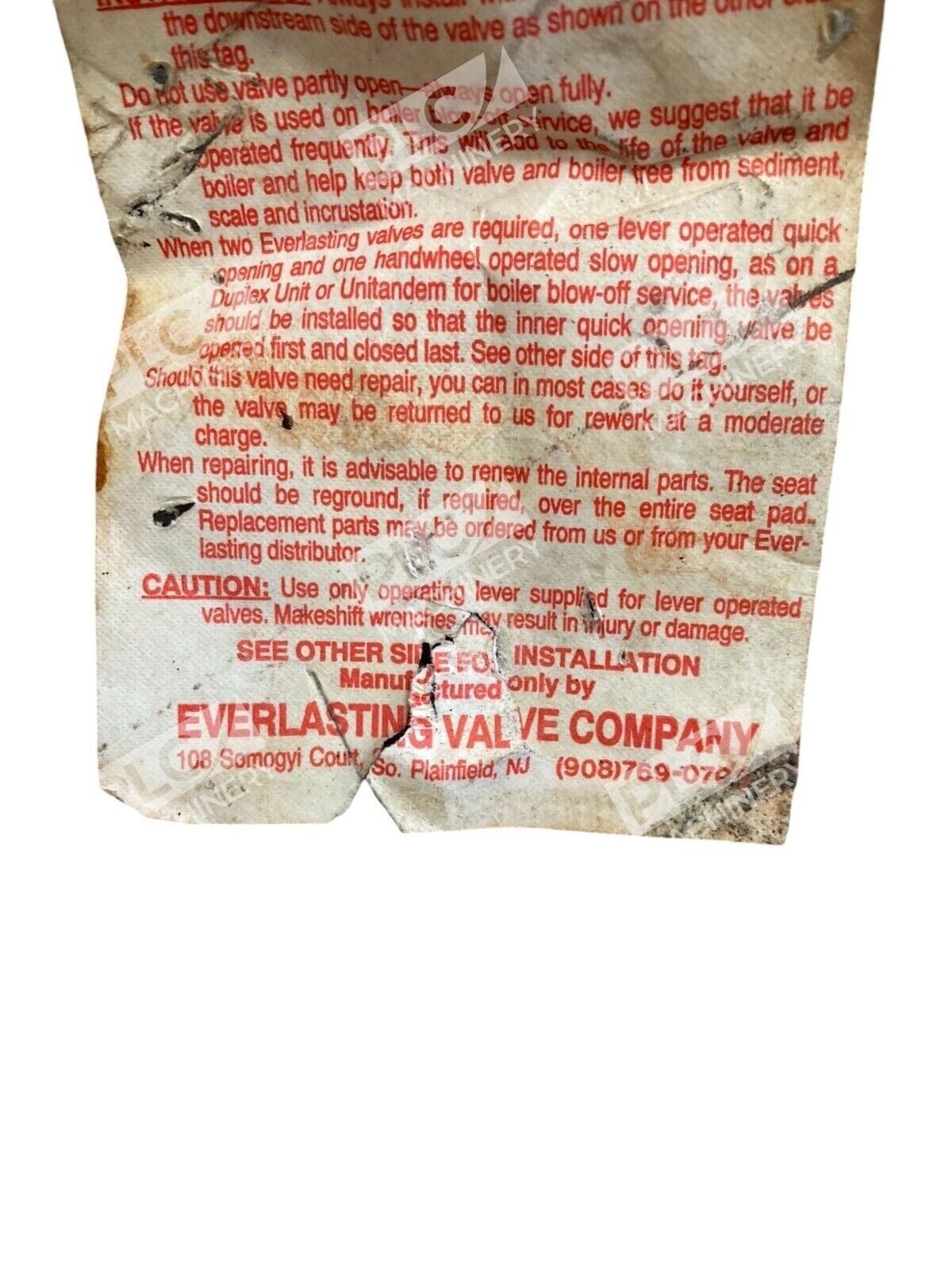 EVCO Everlasting Valve Company S200F IIILET WP-250 - Image 8