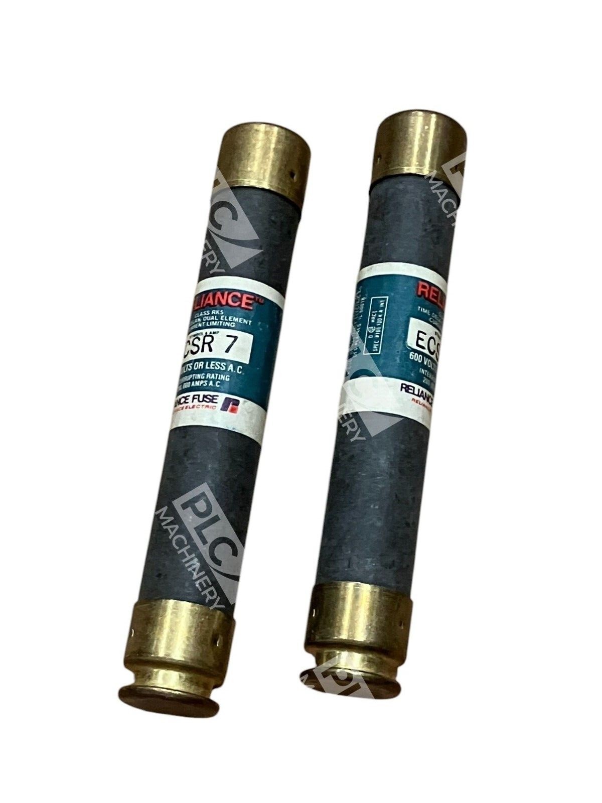 Reliance Fuse 7A 600V ECSR7 (lot of 2) - Image 2