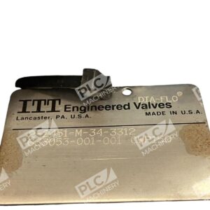 ITT Engineered Valves 2-2451-M-34-3312 - ITT Engineered Valves 633053-001-001 Dia-Flo 2-2451-M-34-331