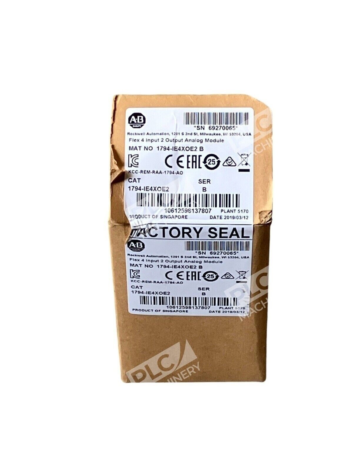 Allen Bradley Flex 4 Input 2 Output Analog Module 1794-IE4XOE2 /B - Image 2