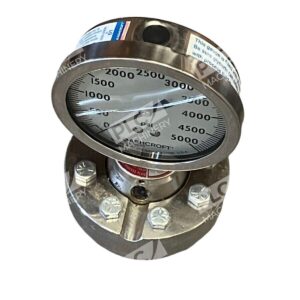 Ashcroft Q-8962 - Ashcroft 0-5000PSI Pressure Gauge Q-8962 w/ Type 100 Mountin