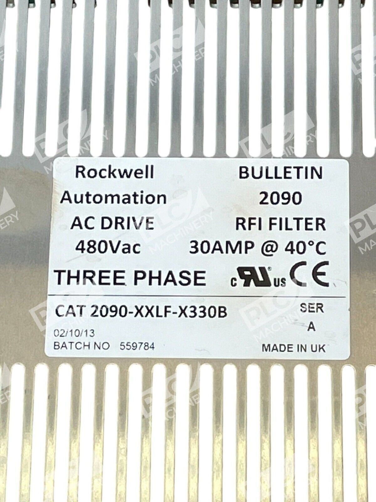 Rockwell Automation AC Drive 480Vac 30A 3 Phase RFI Filter 2090-XXLF-X330B /A - Image 3