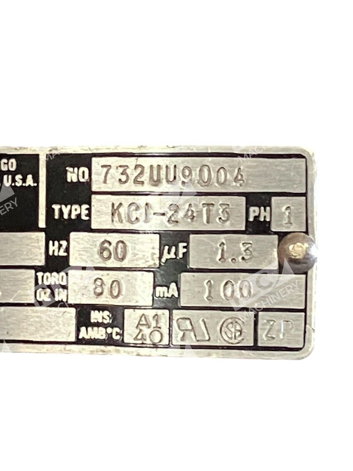 Bodine Electric Company 115V 60Hz Gear Motor KCI-24T3 - Image 4