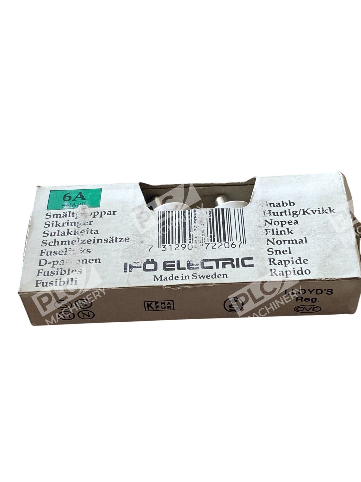 IFO Electric 6/500 Fuse 6AMP 500VAC - IFO Electric 6/500 Fuse 6AMP 500VAC Box of 5