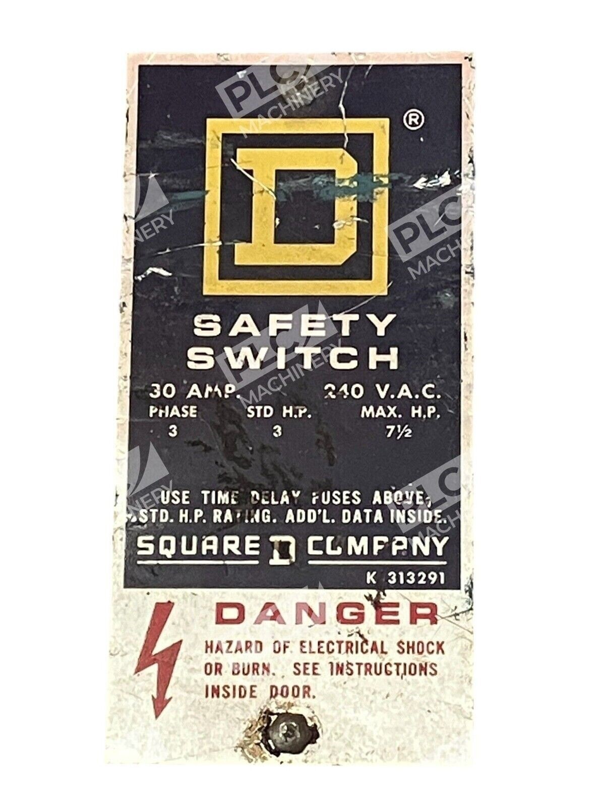 Square D Safety Switch 30A 240VAC H-321-NRB /E1 - Image 3