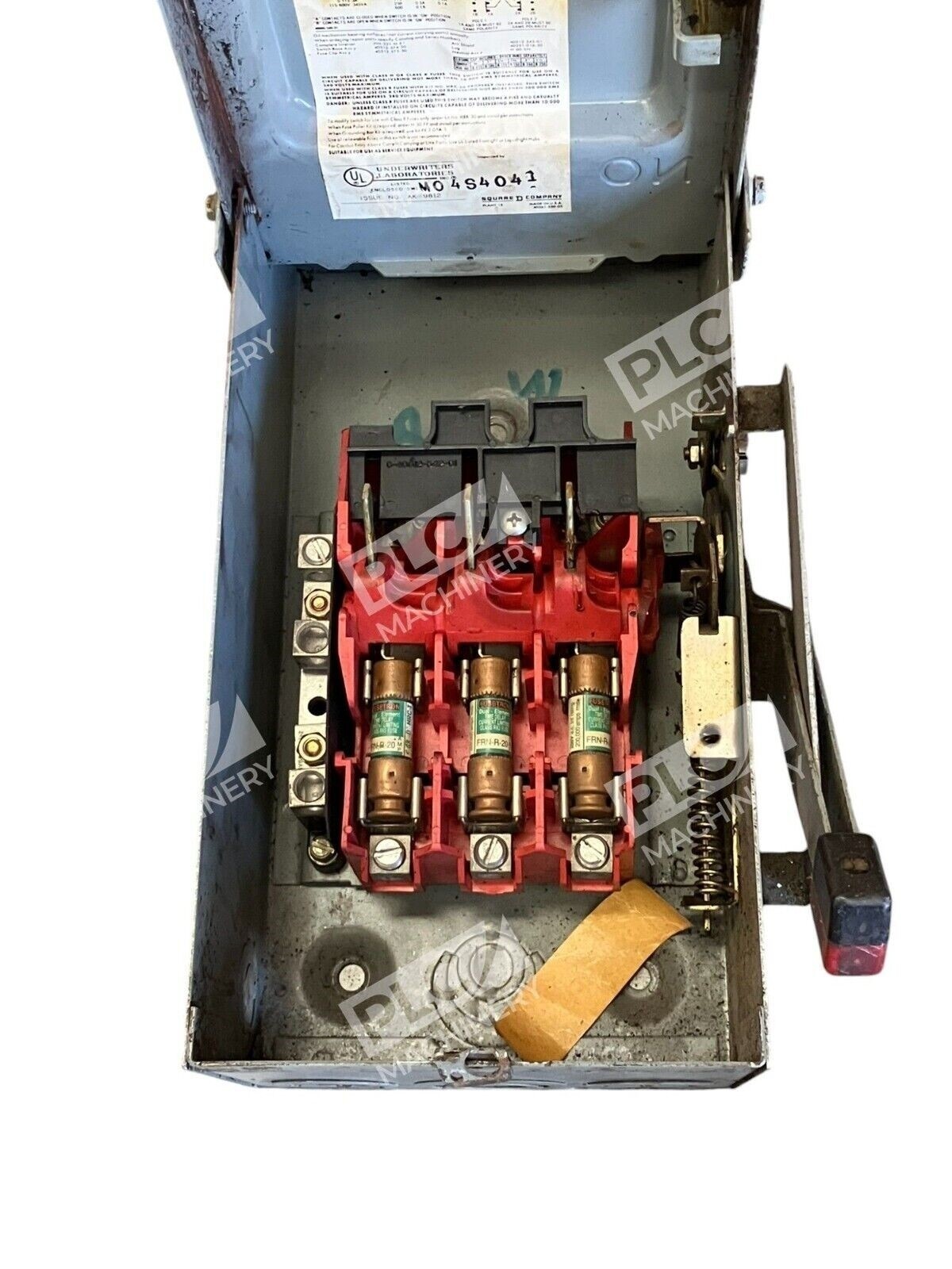 Square D Safety Switch 30A 240VAC H-321-NRB /E1 - Image 6