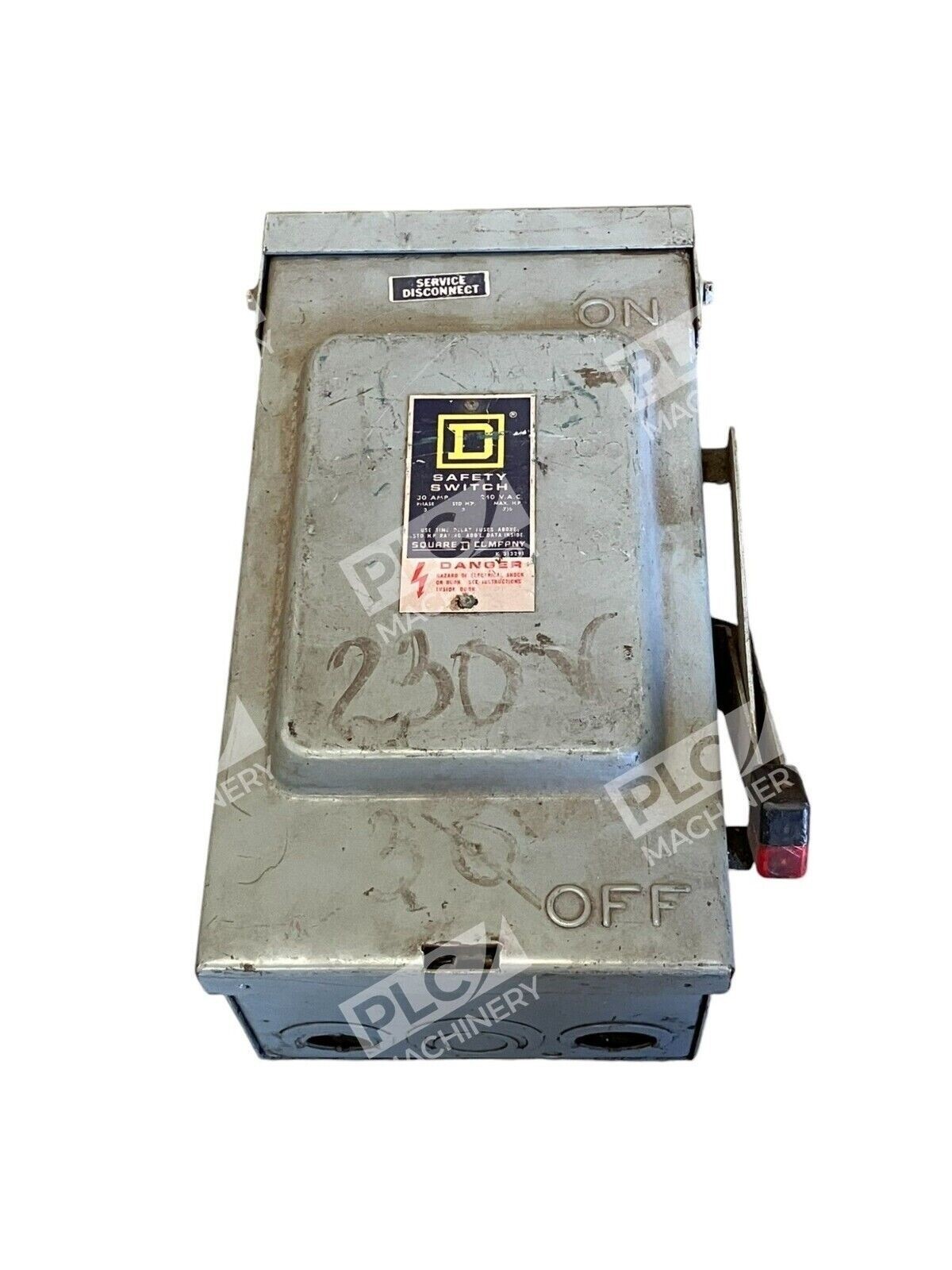 Square D Safety Switch 30A 240VAC H-321-NRB /E1 - Image 2