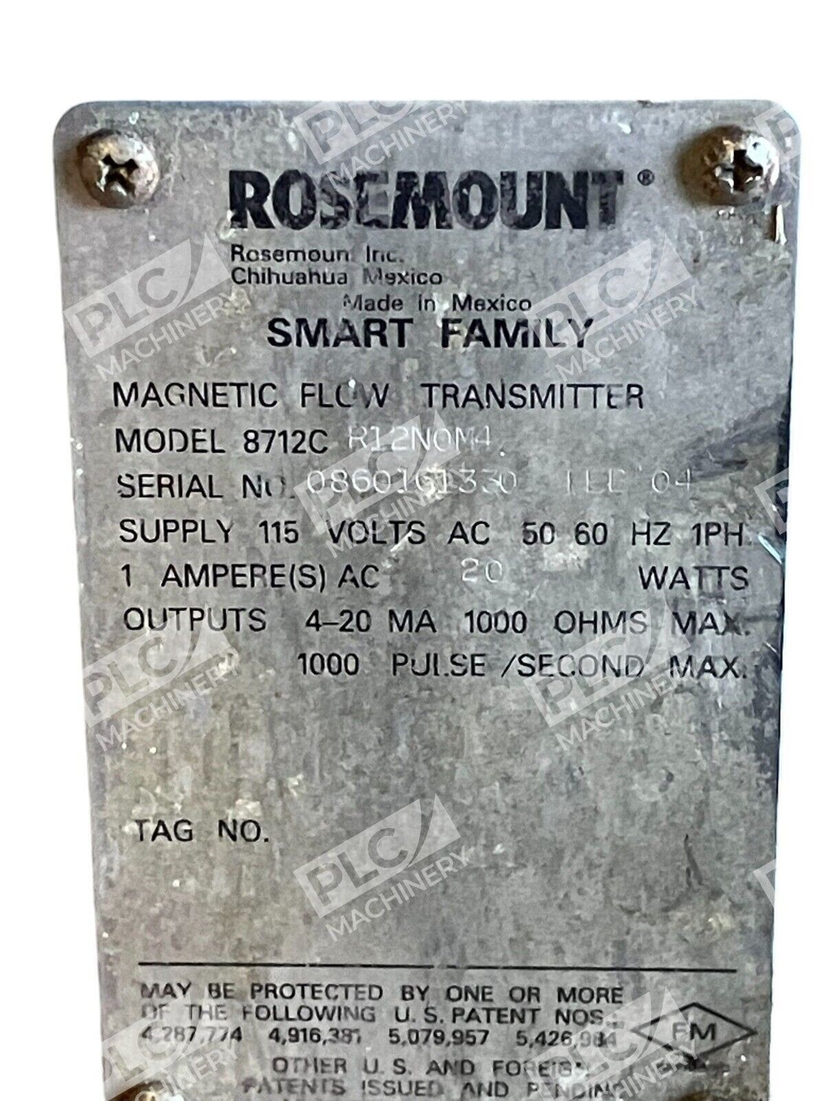 Rosemount Smart Family Magnetic Flow Transmitter 8712C-R12N0M4 - Image 4