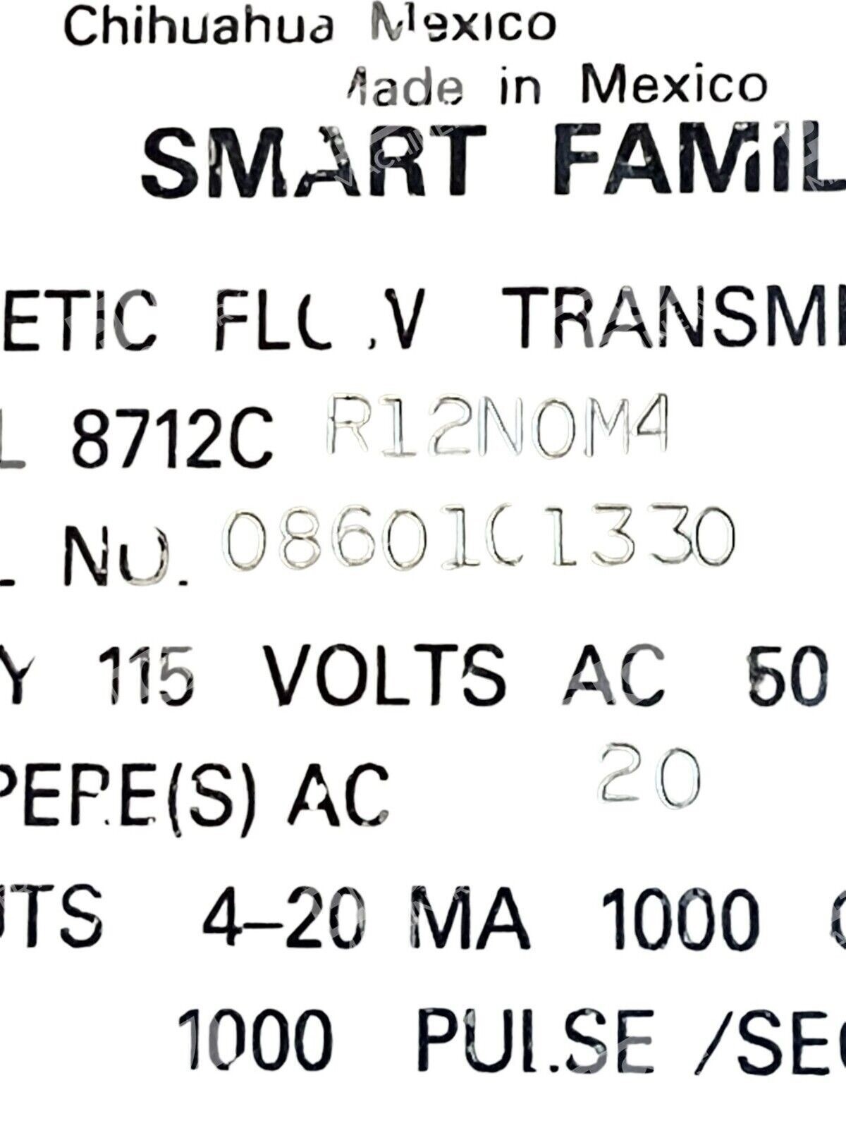 Rosemount Smart Family Magnetic Flow Transmitter 8712C-R12N0M4 - Image 5