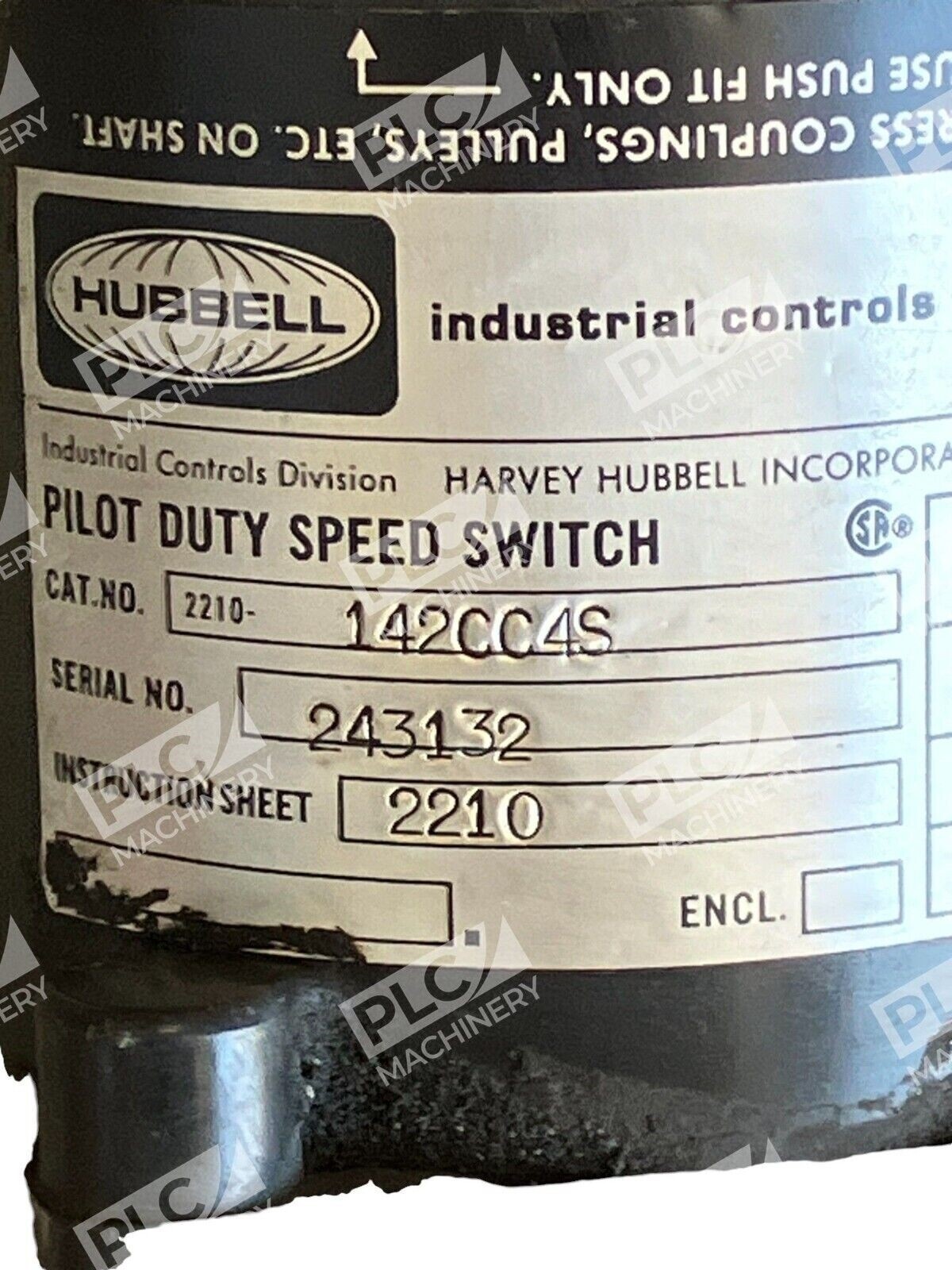 Hubbell Pilot Duty Speed Switch 2210-142CC4S - Image 4