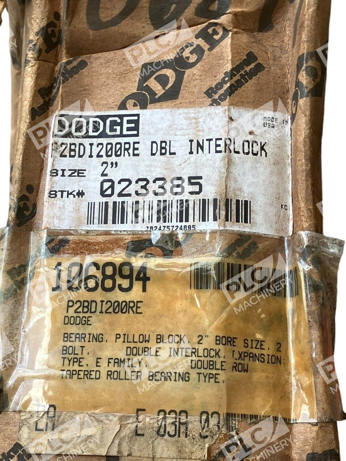 Dodge Pillow Block Bearing 2" Bore 106894 P2BDI200RE - Image 3