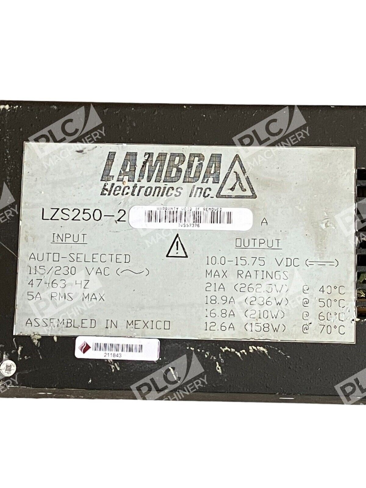 Lambda Electronics Power Supply LZS250-2 - Image 3