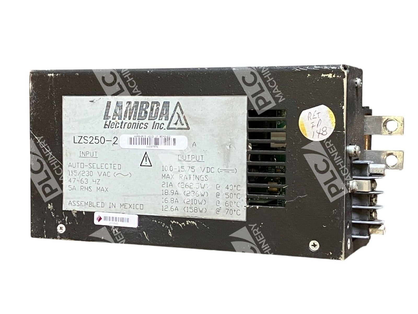 Lambda LZS250-2 - Lambda Electronics Power Supply LZS250-2