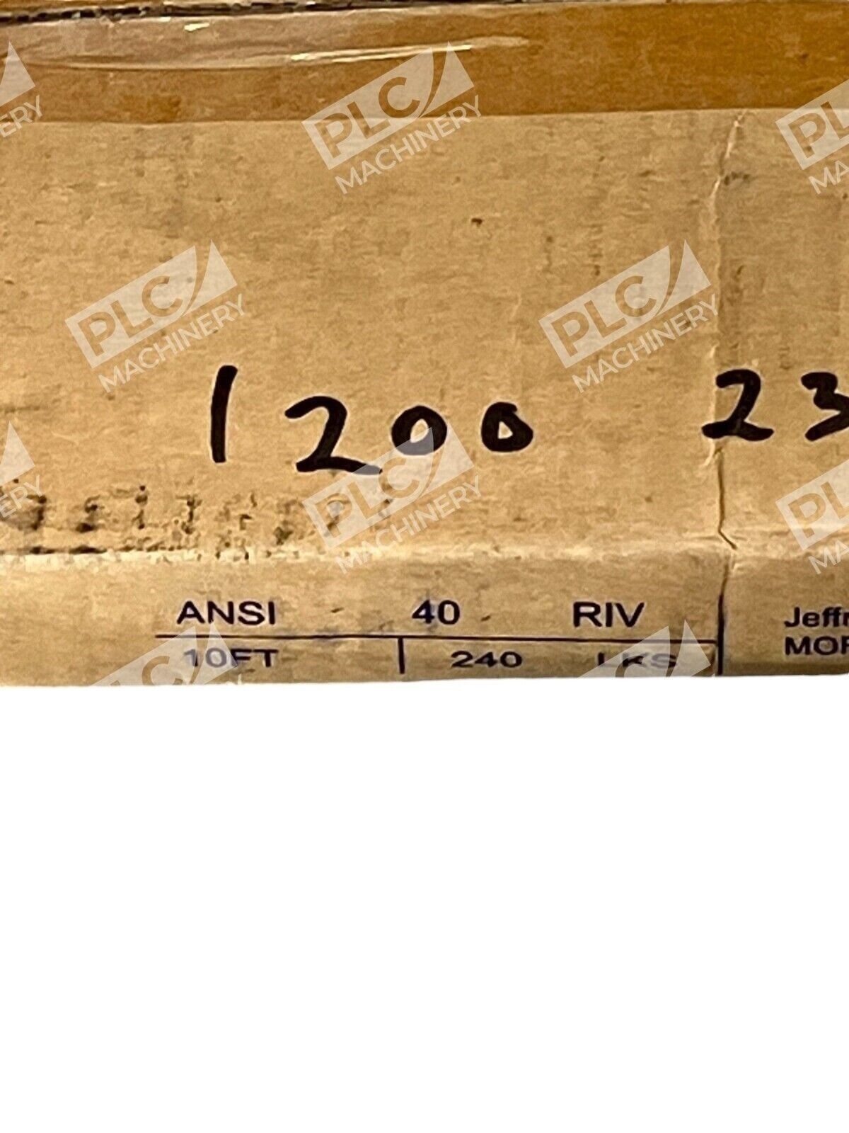 Jeffrey Chain Company 10Ft 240Links Chain ANSI 40 RIV - Image 3