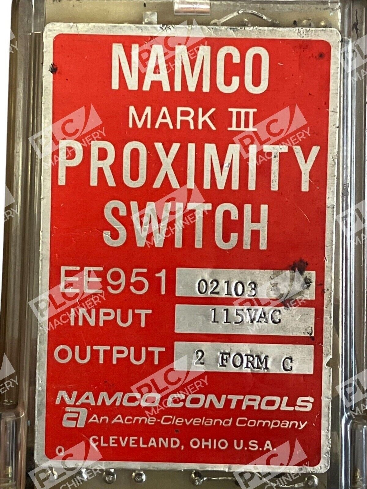 NAMCO Mark III Proximity Switch EE951-02103 - Image 2