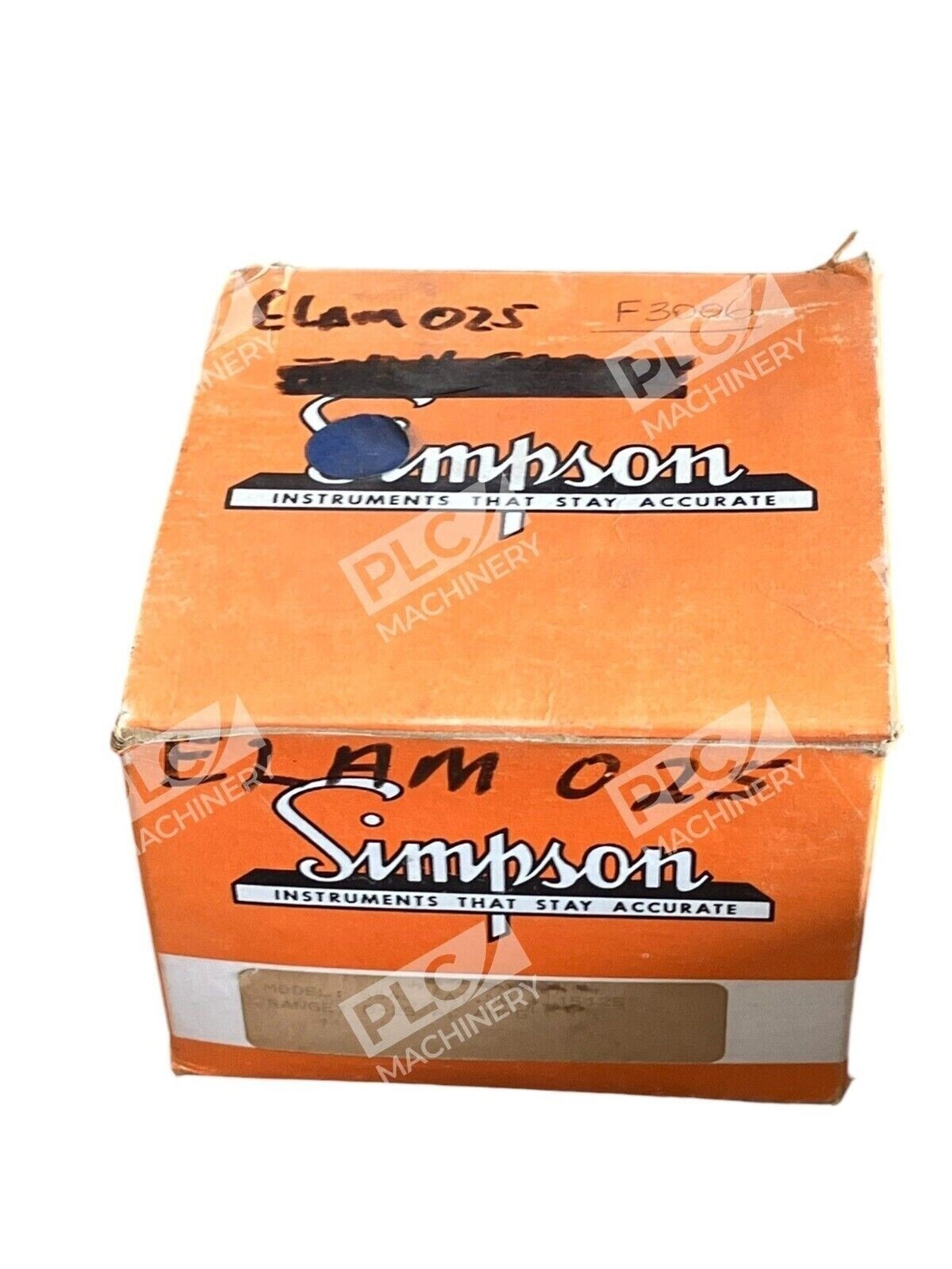 Simpson Instruments Panel Meter 0-25 AC Amps Model 554 Cat 15125 - Image 2