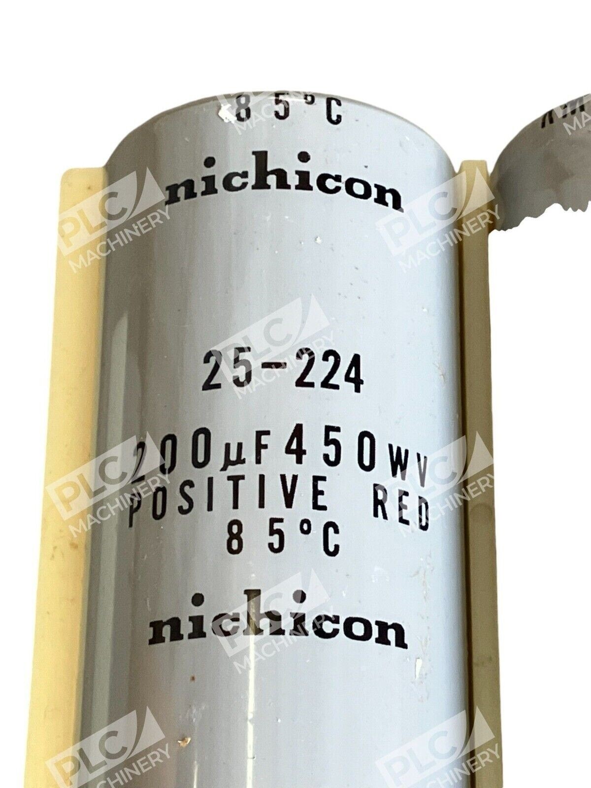 Nichicon 200µF 450WV Positive Red (lot of 2) - Image 3