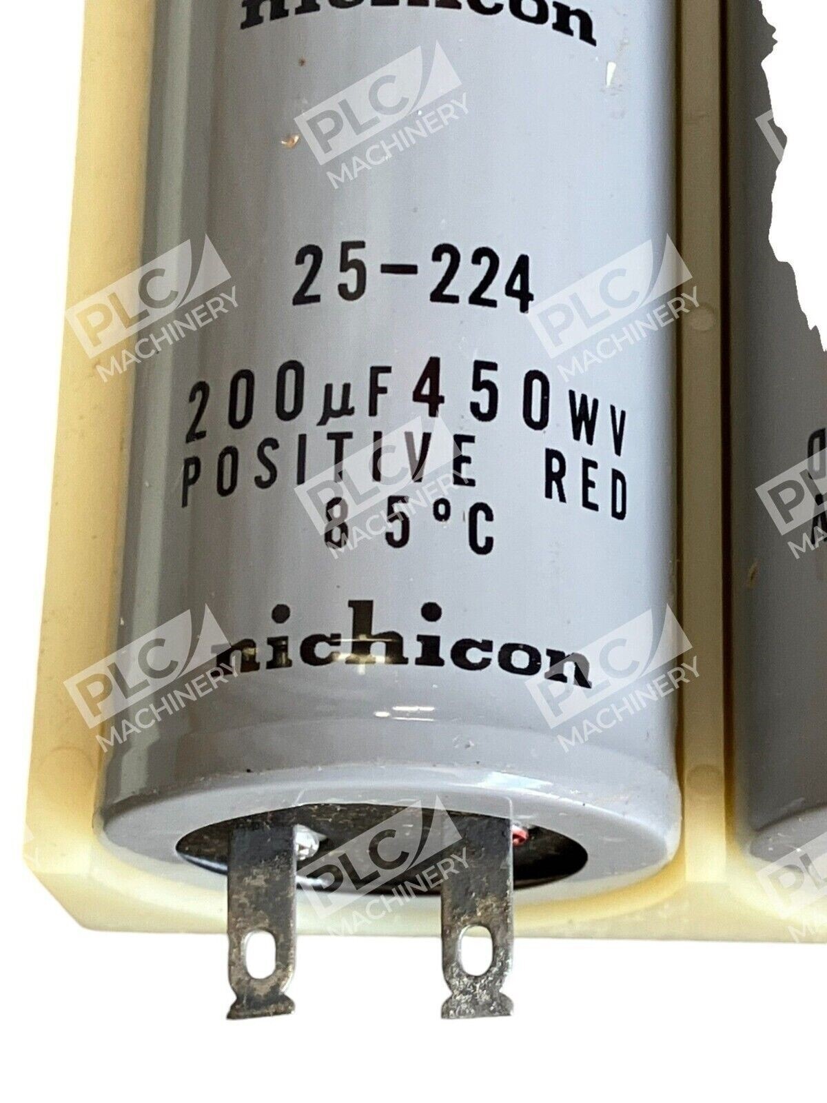 Nichicon 200µF 450WV Positive Red (lot of 2) - Image 4