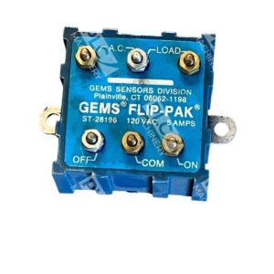 Gems ST-28196 - Gems Sensors Division Flip-Pak 120VAC 5A ST-28196
