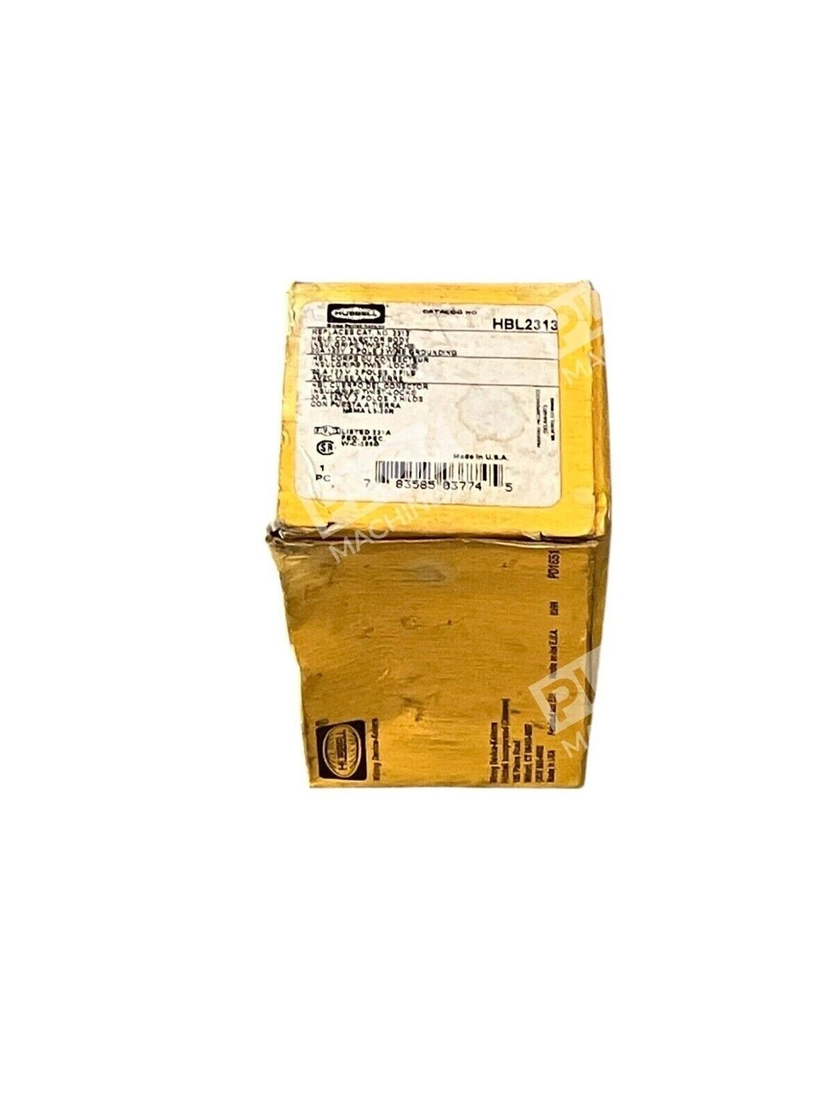 Hubbell HBL Connector Body 20A 125V 2 Pole 3 Wire Grounding Insulgrip HBL2313 - Image 3